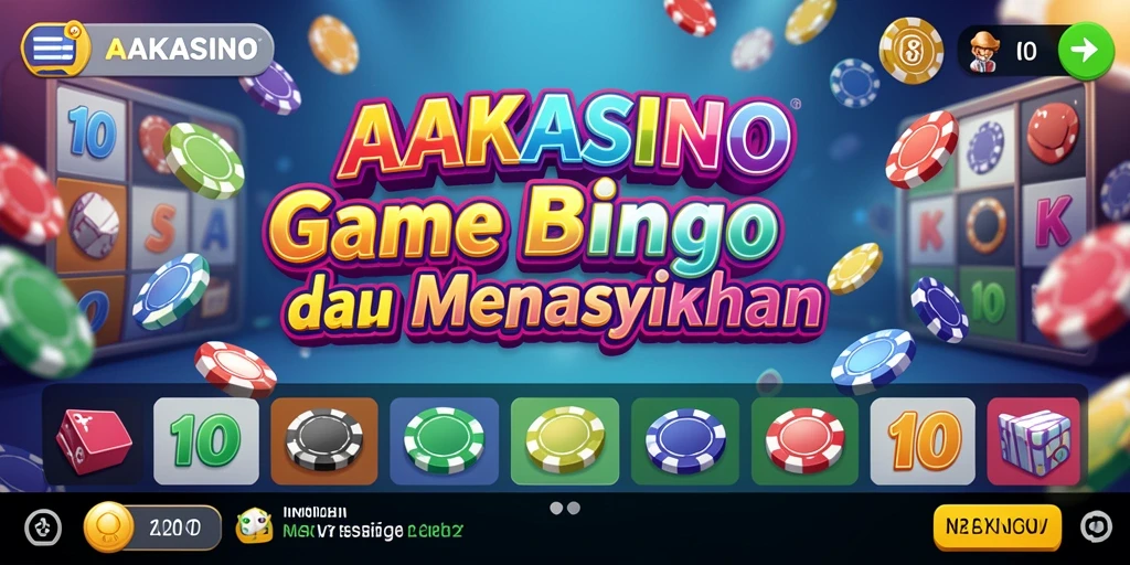 Tampilan gameplay AAKASINO dengan aksi Bingo yang seru.