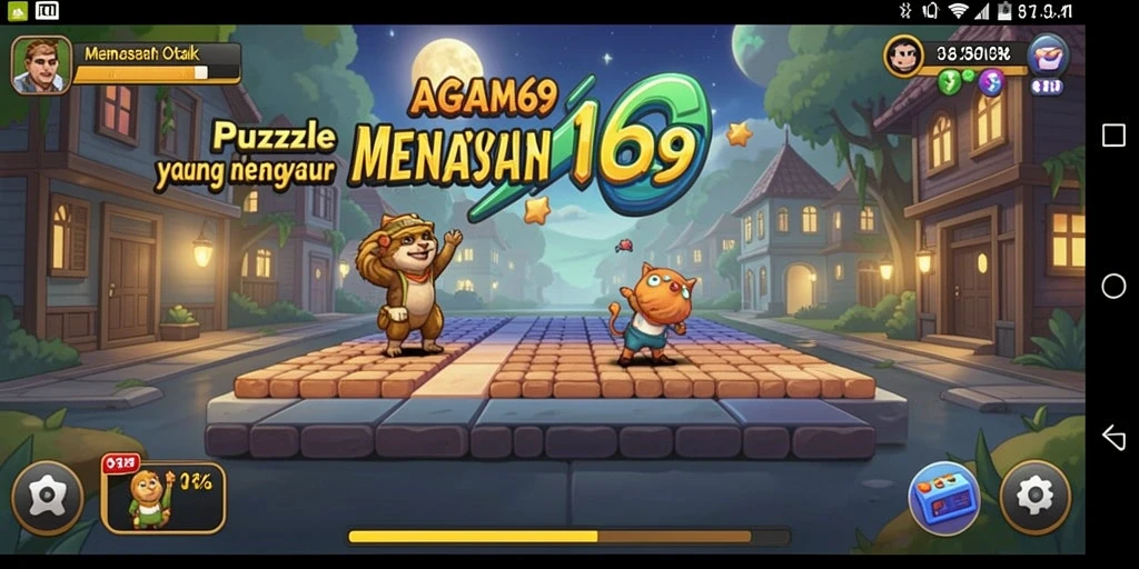 Tampilan gameplay AGAM69 yang seru dan menantang.