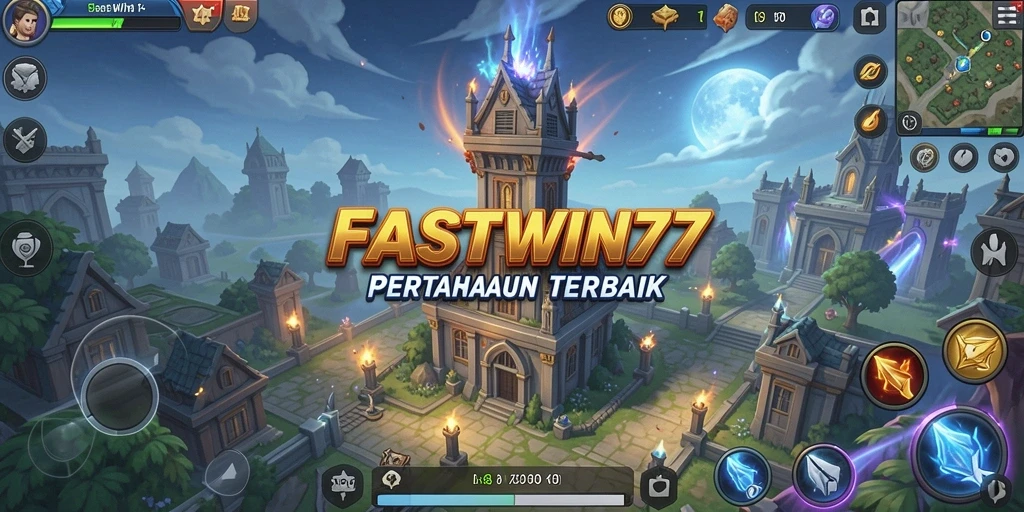 Tampilan gameplay Tower Defense yang menegangkan.