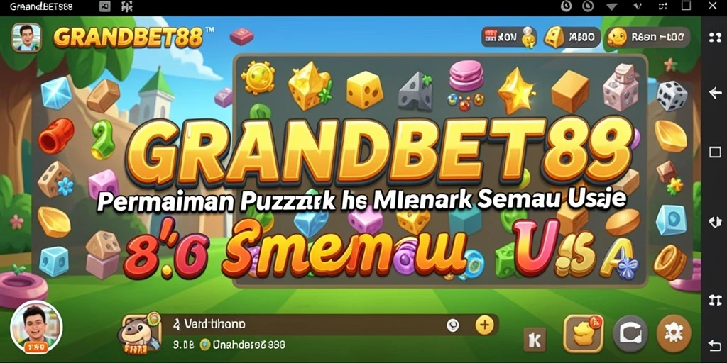 Screenshot gameplay menampilkan teka-teki menarik di GRANDBET88.