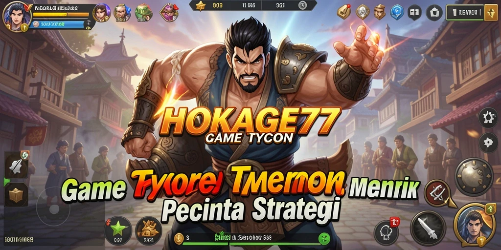 Gameplay HOKAGE77 yang seru dan menantang dunia Tycoon.