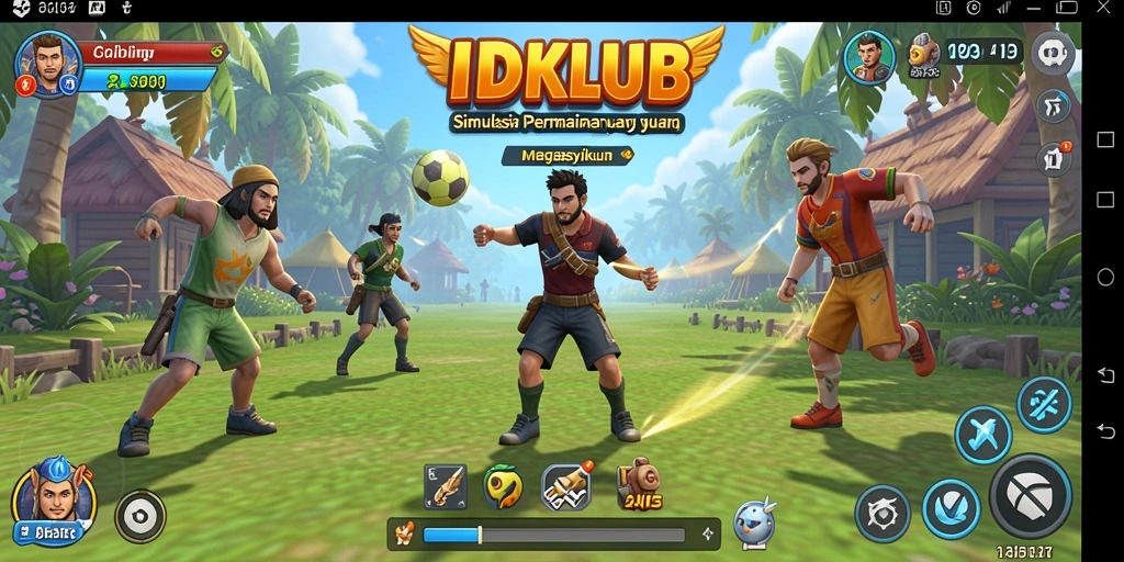 Tampilan gameplay menarik dari IDKLUB dalam dunia simulasi.
