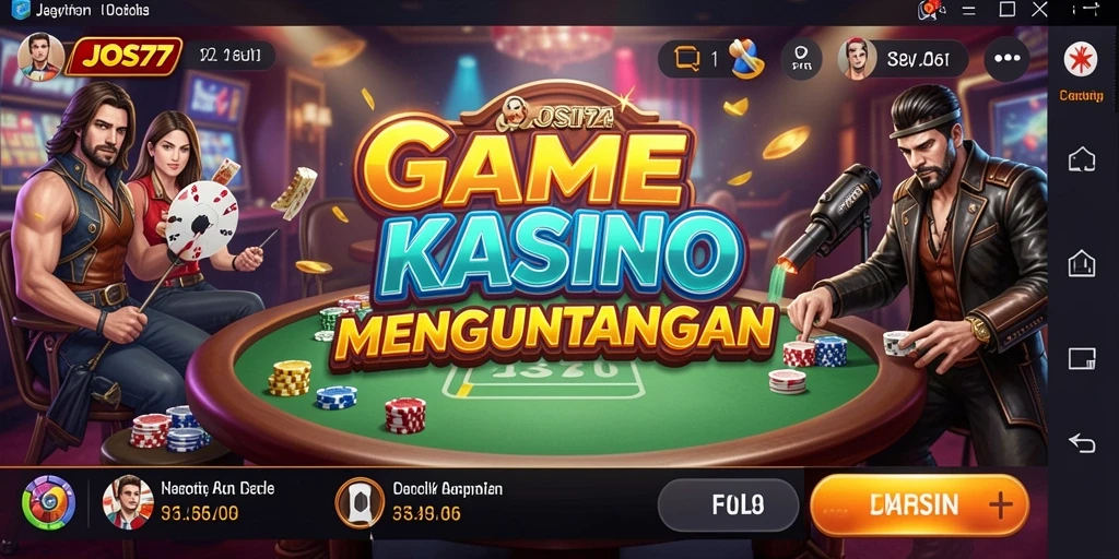 Tampilan gameplay JOS77 yang penuh warna dan menarik.