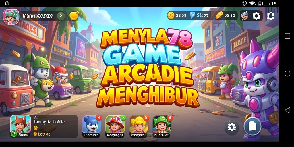 Screenshot MENYALA78 menampilkan aksi gameplay Arcade yang seru.