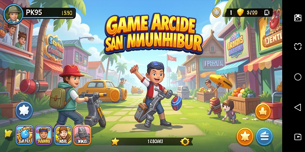 Gameplay seru dan menantang dari PK95 yang memikat.