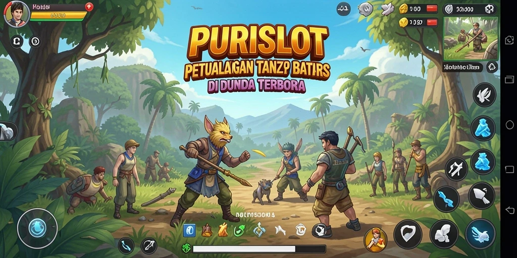 Tampilan visual gameplay Open World yang memukau dan interaktif.