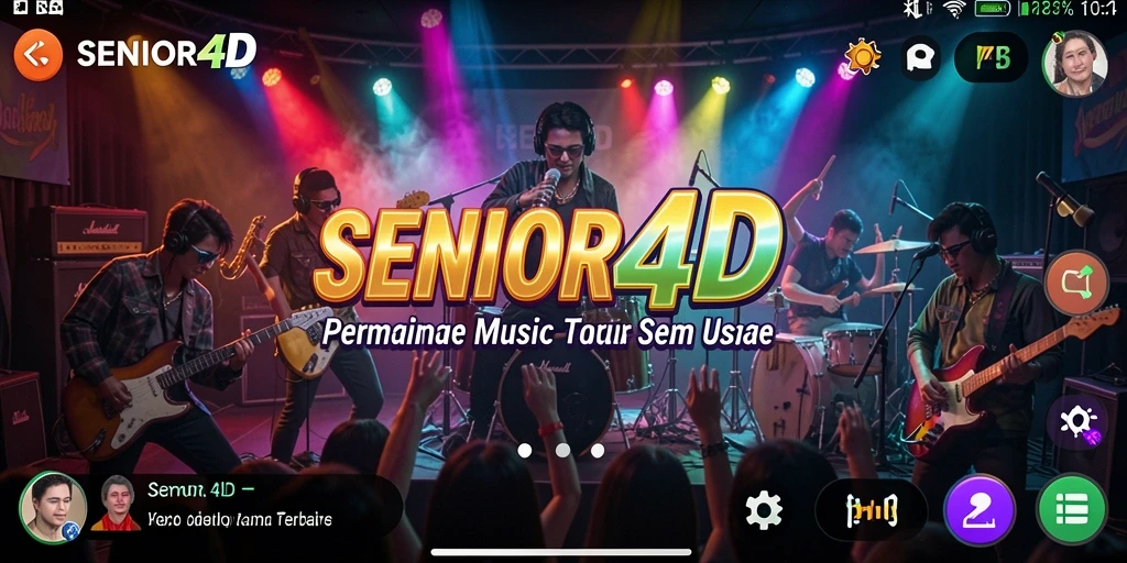 Tampilan gameplay SENIOR4D yang menyenangkan dan interaktif.