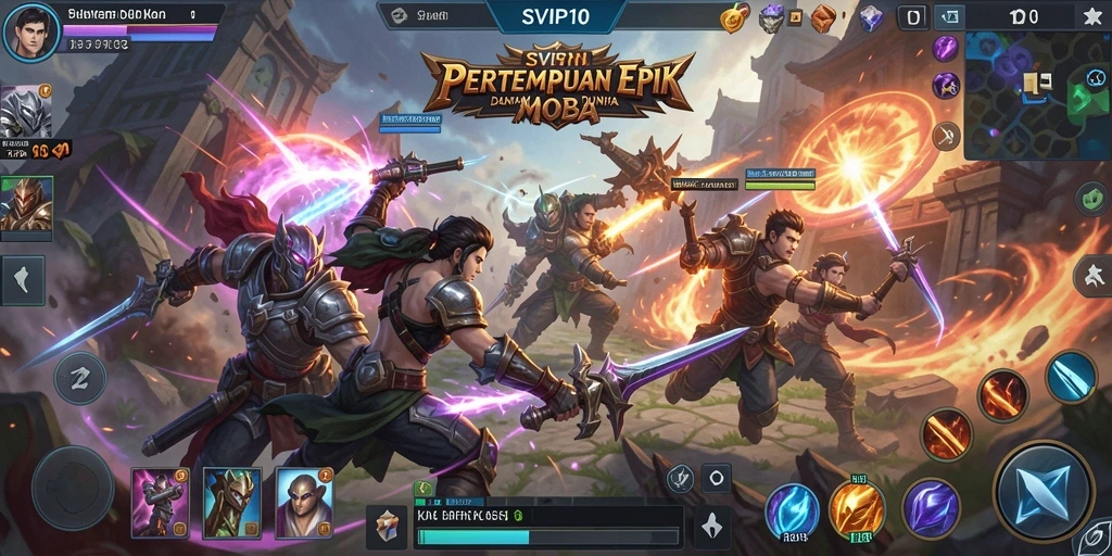 Tampilan gameplay seru dan penuh strategi dalam SVIP10.