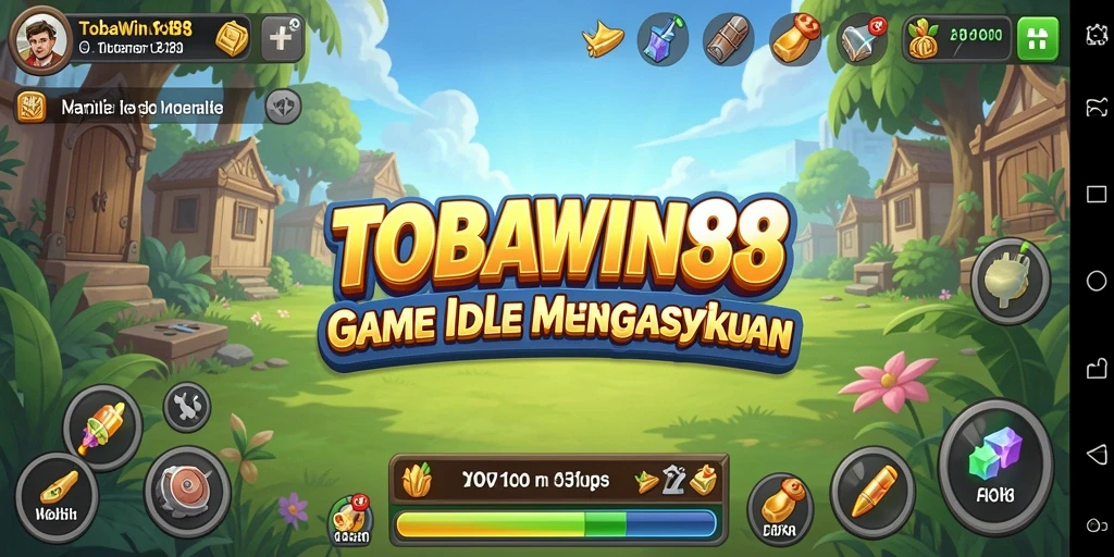 Tampilan gameplay TOBAWIN88 yang menarik dengan karakter yang beraksi.