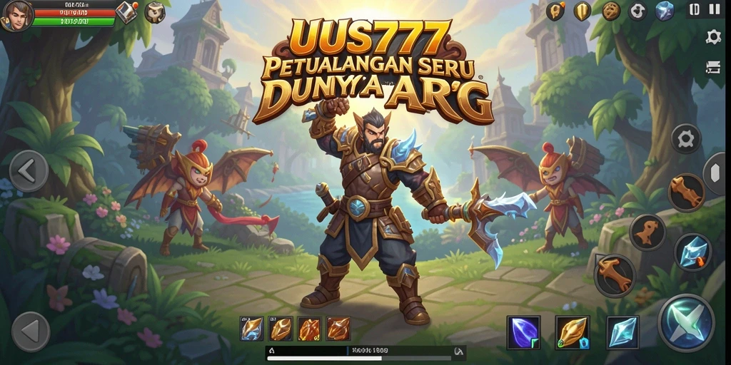 Tangkapan layar gameplay yang menunjukkan pertarungan epik di UUS777.