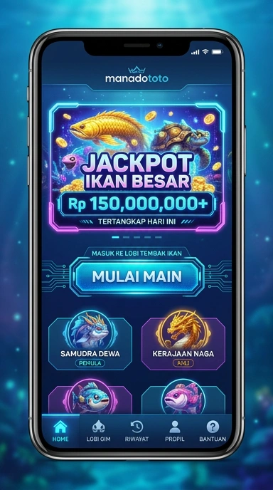 Screenshot ini menunjukkan berbagai kategori aplikasi yang tersedia di manadototo.